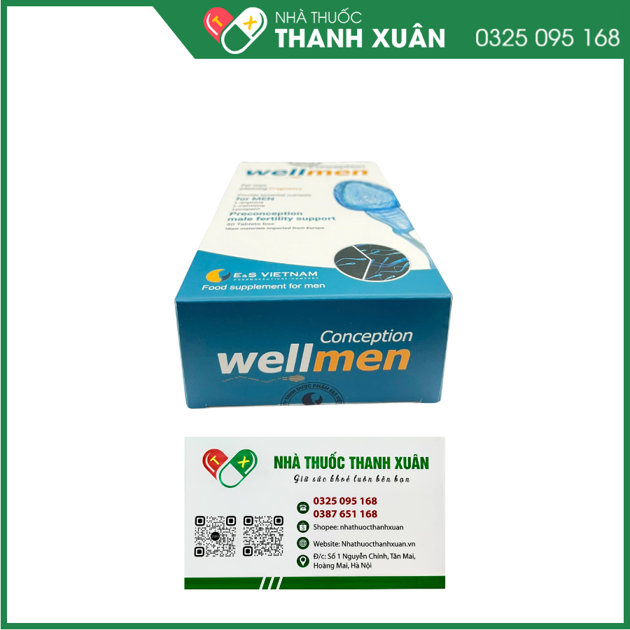 Wellmen Conception cung cấp dưỡng chất cho nam giới